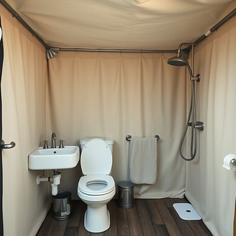 Louças e metais essenciais para um banheiro externo econômico.