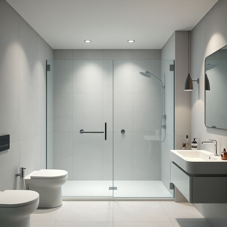 Qual o preço médio de um box até o teto? Banheiro moderno.