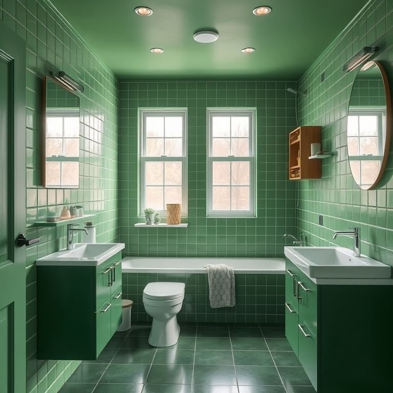 Variedade de produtos para banheiro verde na Leroy Merlin, com preços acessíveis.