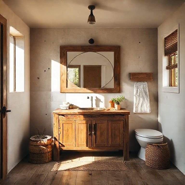 Balcão de madeira rústica com charme e aconchego em estilo brasileiro.