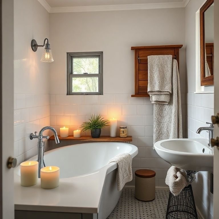 Detalhes que fazem a diferença em um banheiro moderno.