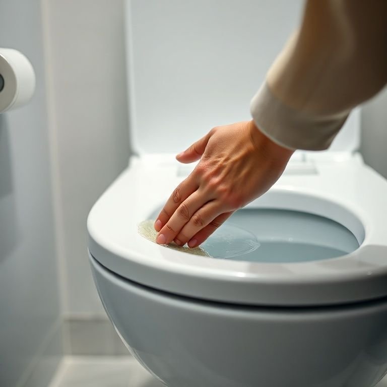 Limpeza fácil do vaso sanitário Weasy.