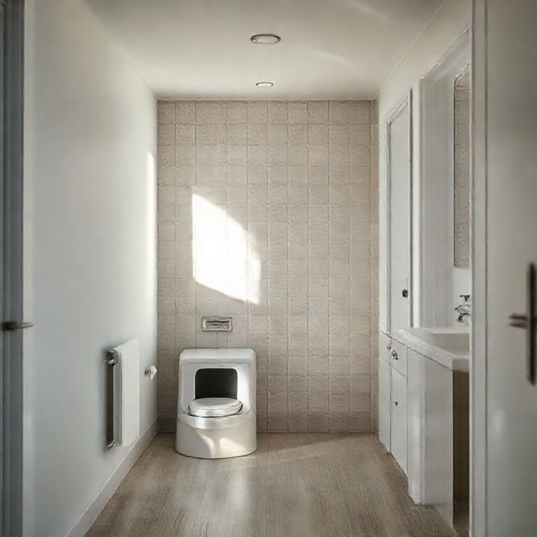 Localização ideal da caixa de areia em apartamento.