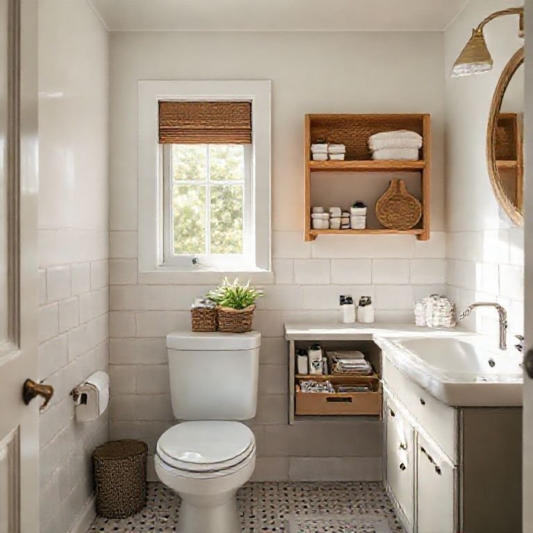 Organizadores de gaveta mantendo a bagunça longe do banheiro.