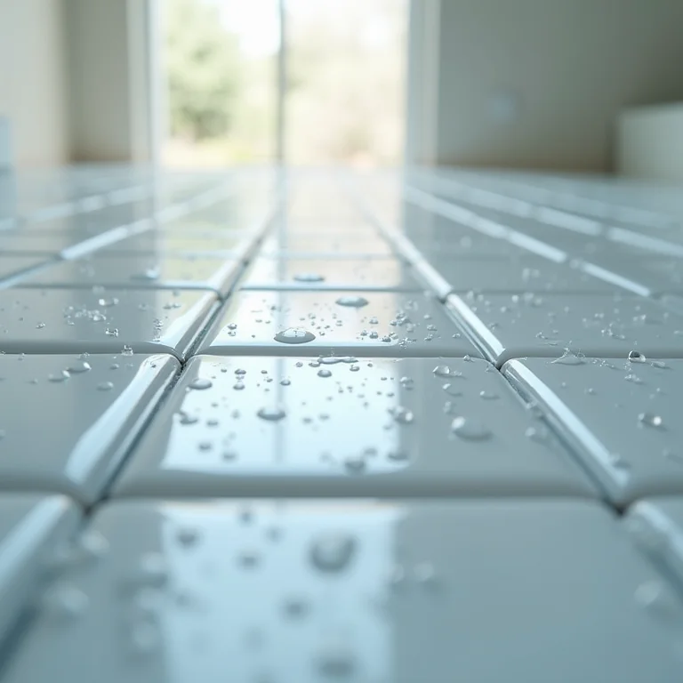 Adesivo de azulejo resistente à água.