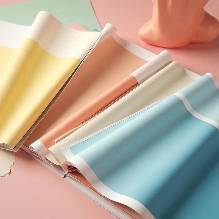 Amostras de tinta com cores incompatíveis