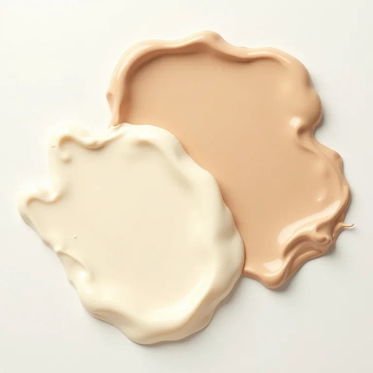 Amostras de tintas em tons neutros para banheiro