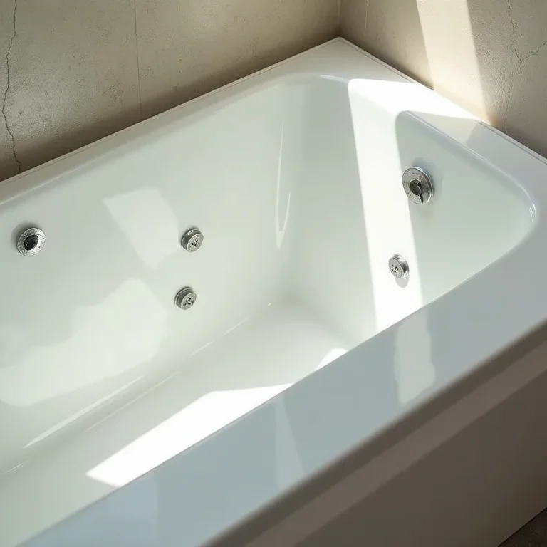 Banheira de canto com hidro para otimizar espaço e relaxar