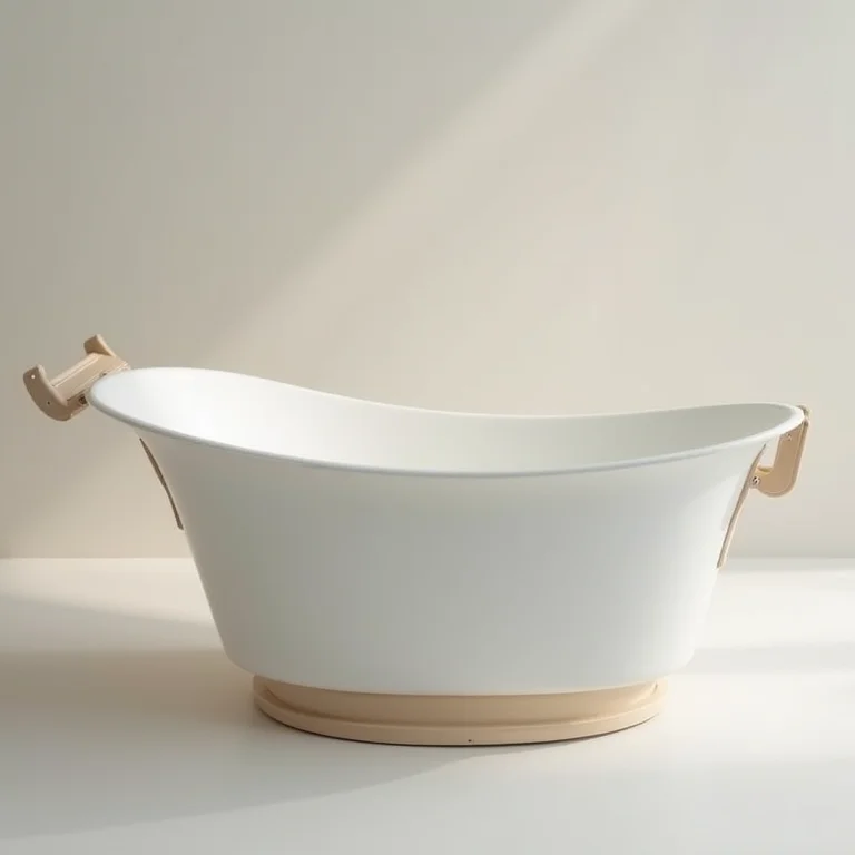 Banheira dobrável Burigotto para bebês.