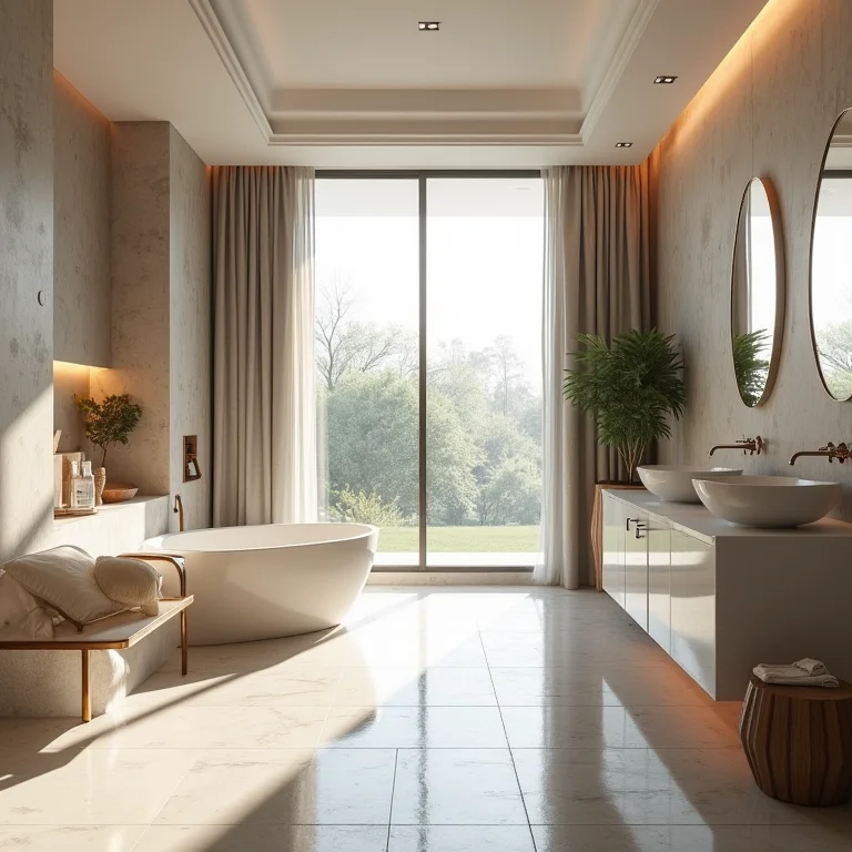 Banheiro com dois chuveiros valorizando o imóvel