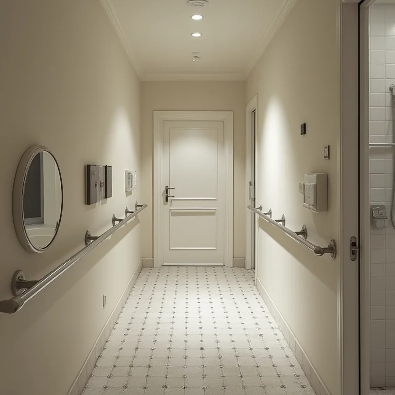 Banheiro com erros de acessibilidade