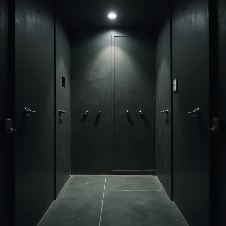 Box de chuveiro com iluminação inadequada