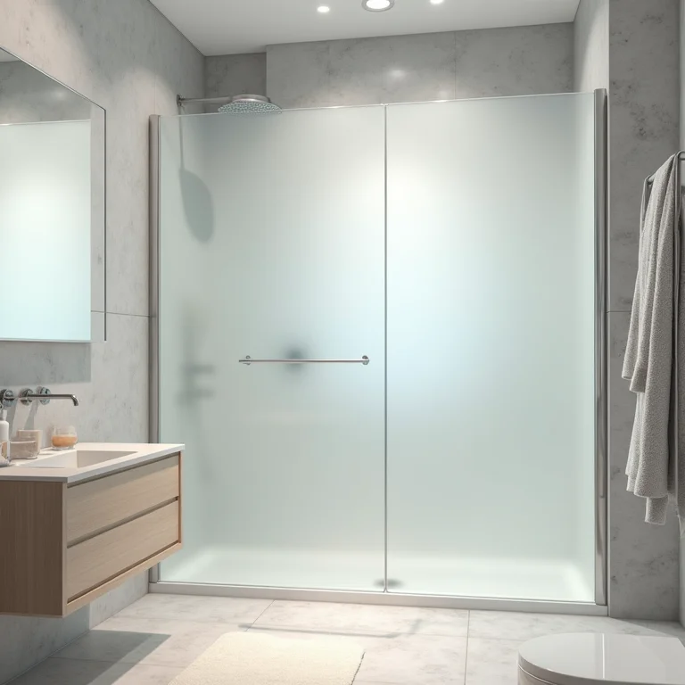 Box de vidro jateado: privacidade difusa