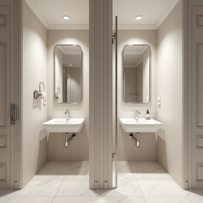 Comparativo: banheiro com e sem ventilação adequada.