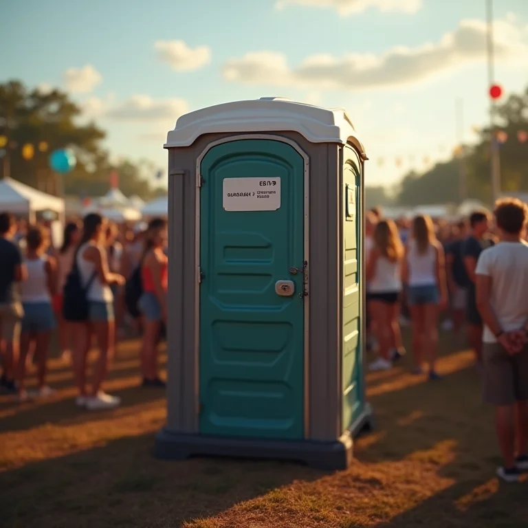 Demanda por banheiros químicos em eventos