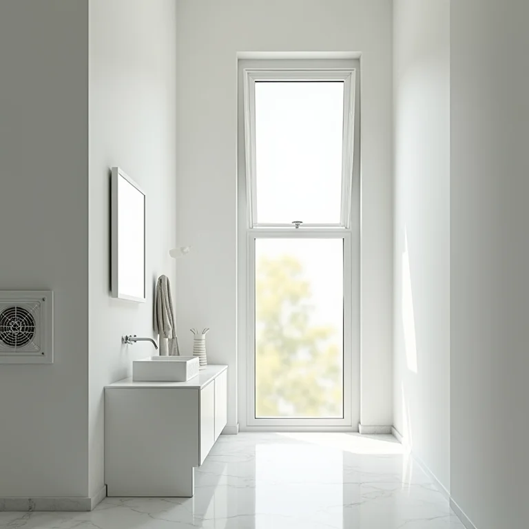 Diferentes soluções de ventilação para banheiro