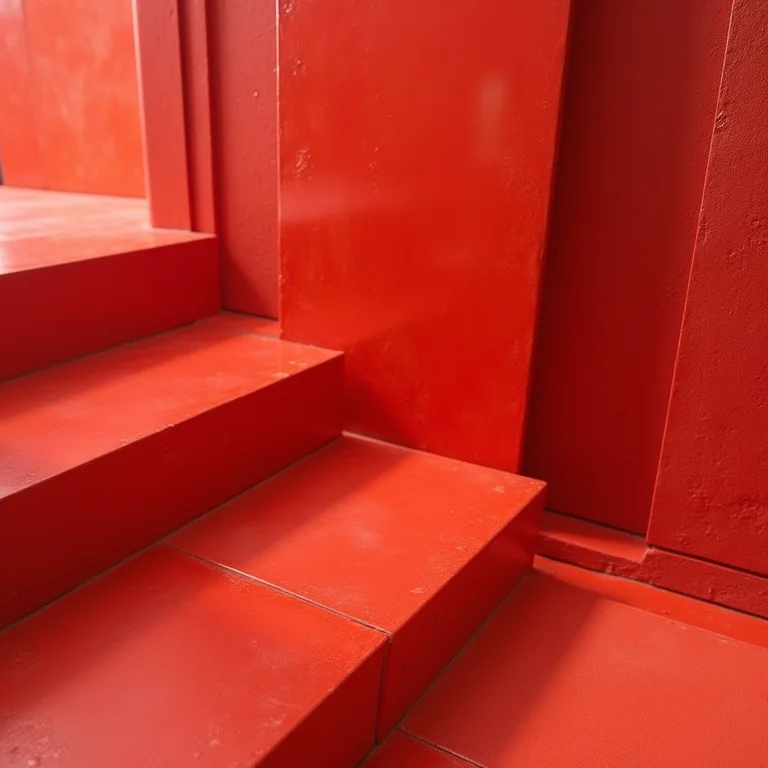 Diferentes tipos de revestimentos vermelhos para banheiro