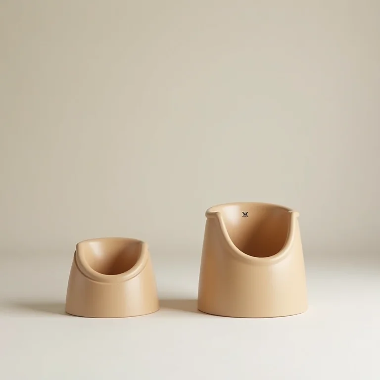 Dois banheiros inteligentes de tamanhos diferentes