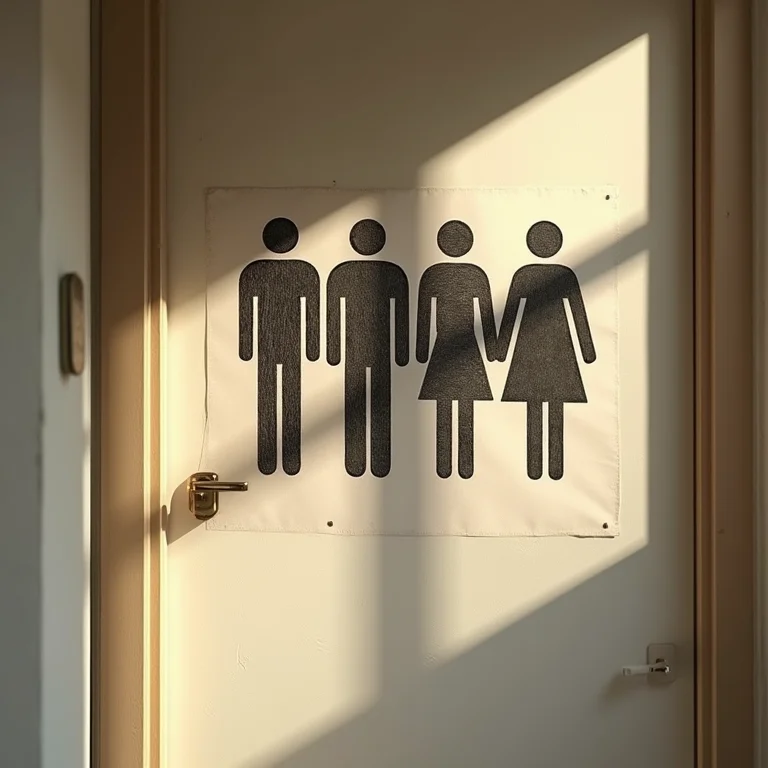 Evolução da separação de banheiros por gênero