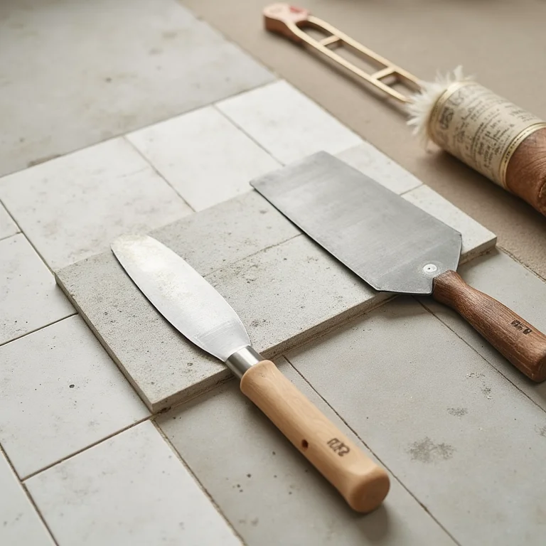 Ferramentas para instalação de porcelanato