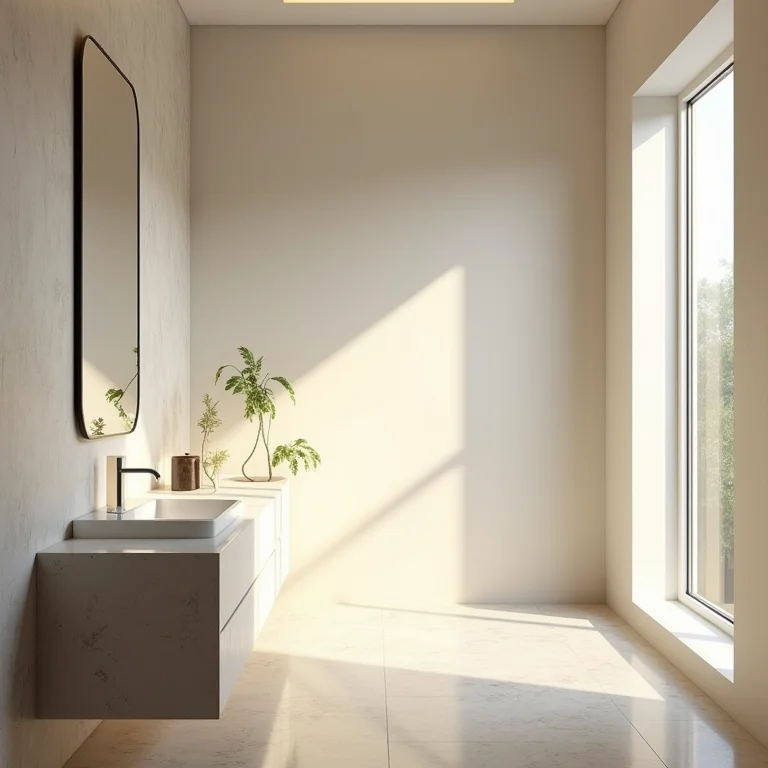 Iluminação natural e economia no banheiro