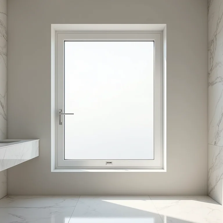 Janela maxim-ar 50x50 para banheiro, abertura ampla para maior ventilação.