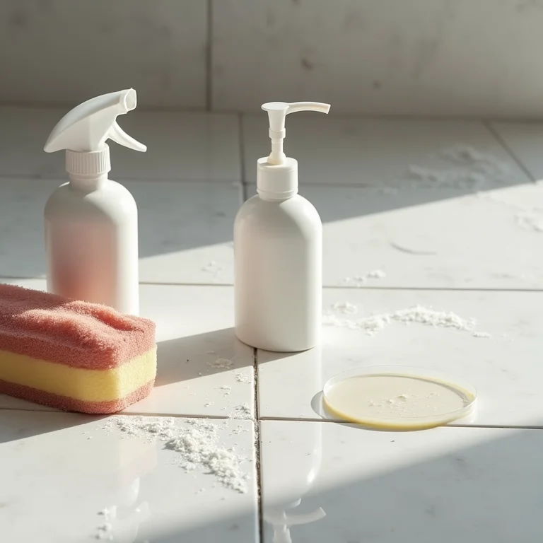 Limpeza de rejunte epóxi em ladrilhos hidráulicos