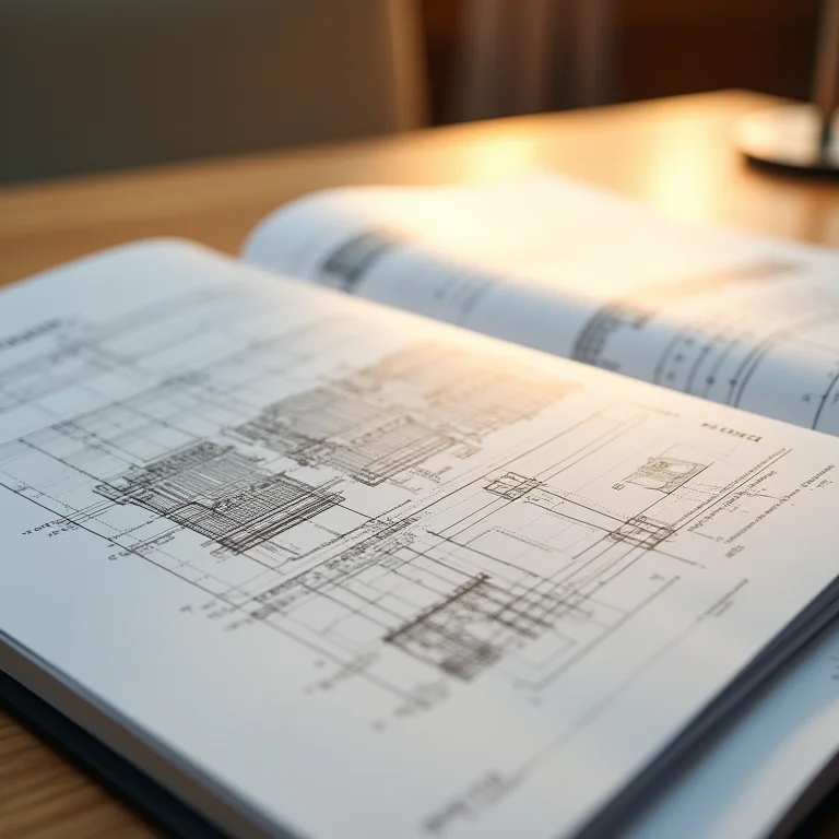 Livro aberto com as normas ABNT NBR 9050 em destaque