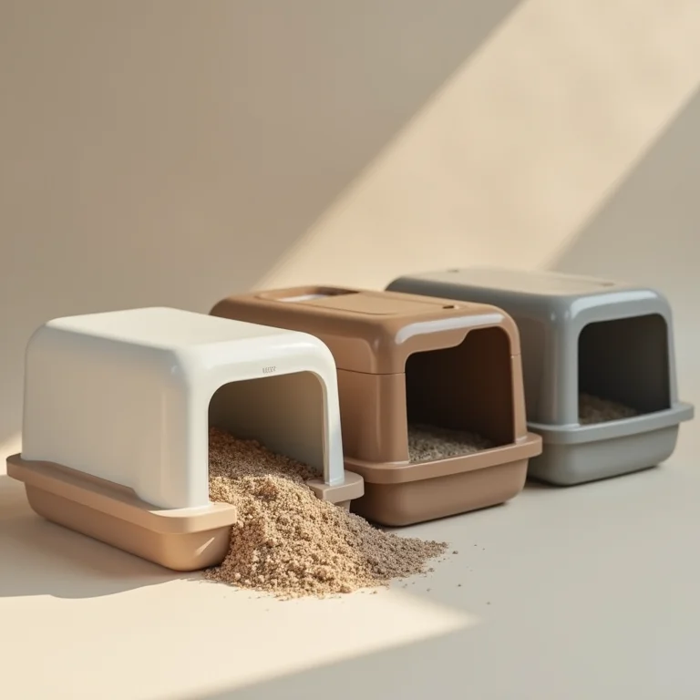 Materiais de fabricação de banheiros fechados para gatos