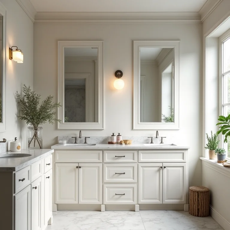 Móveis planejados versus pronta entrega para banheiros