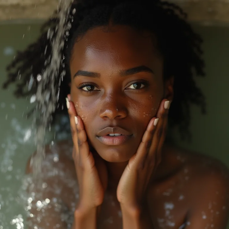 Mulher aliviando irritações íntimas com banho de assento