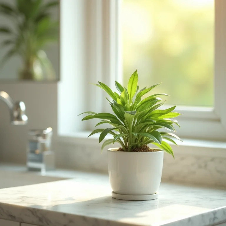 Natureza integrada ao banheiro rústico moderno.