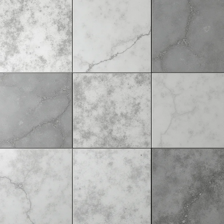 Opções de pisos cinza para banheiro