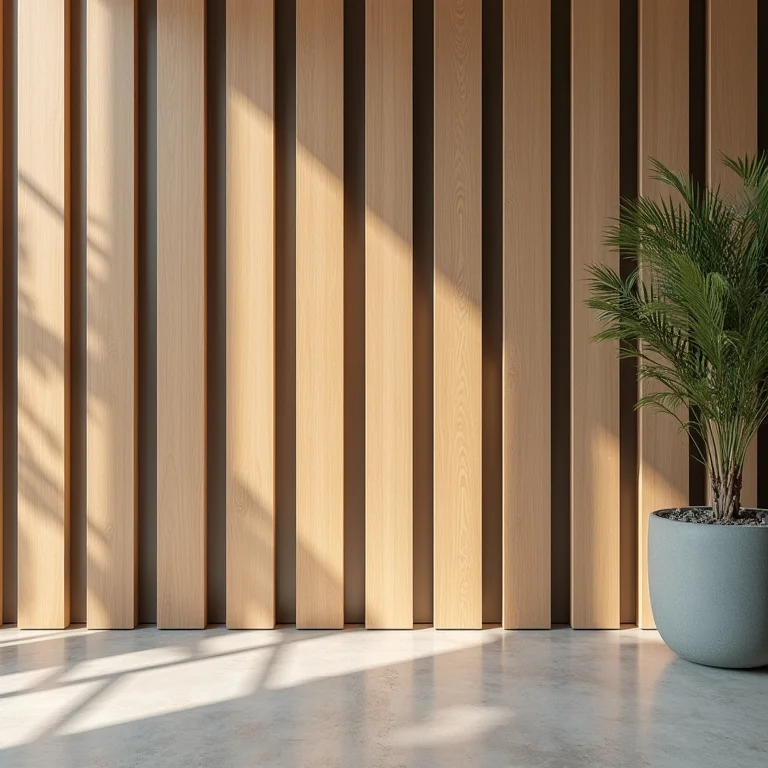 Painel ripado de PVC resistente à água