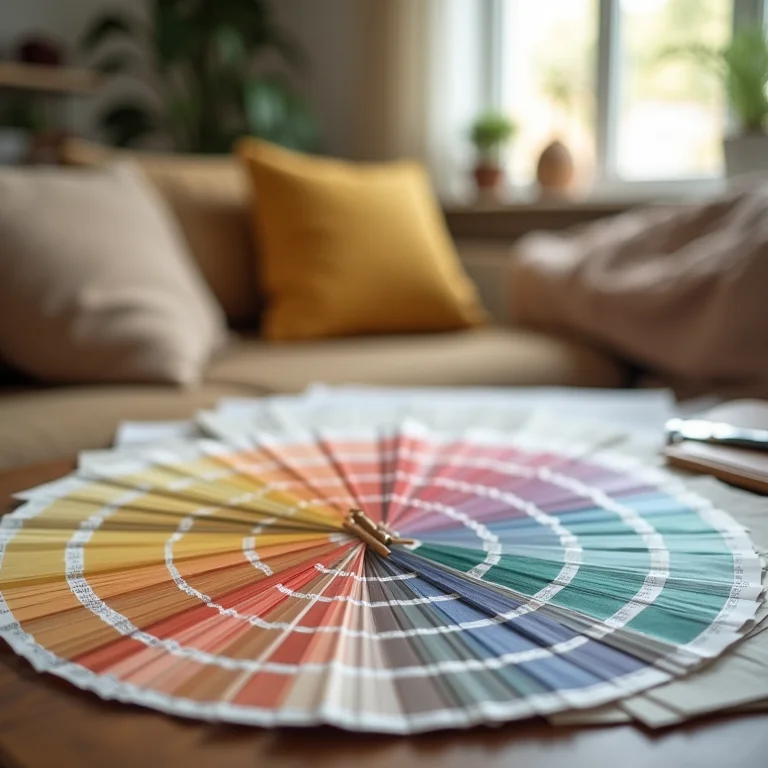 Paleta de cores da casa