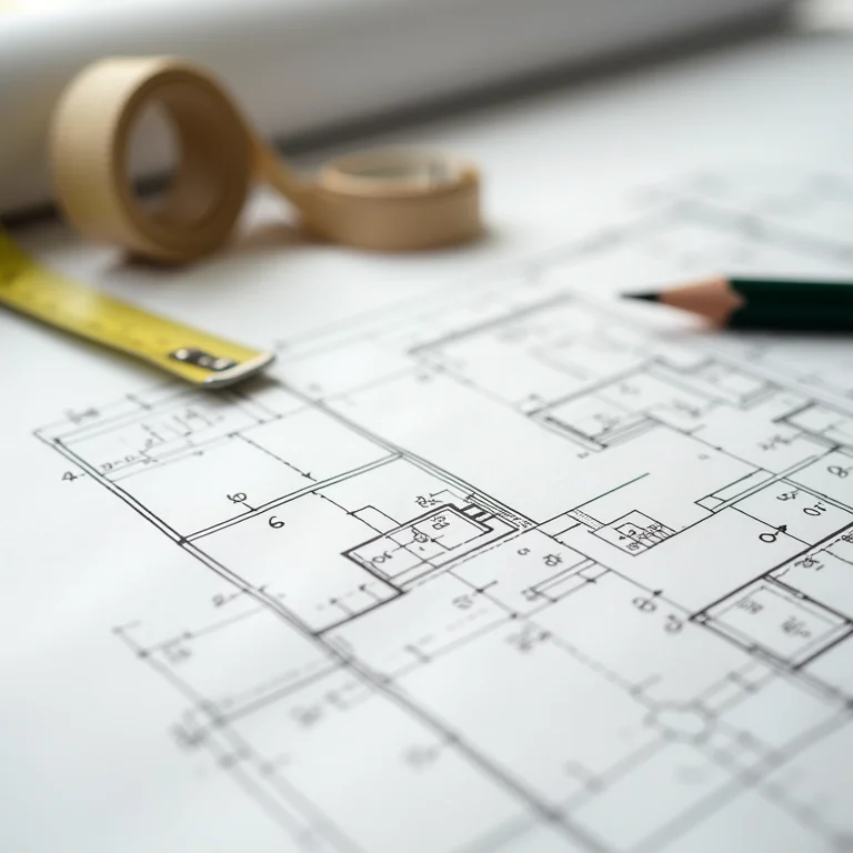 Planejamento de banheiro com painel ripado