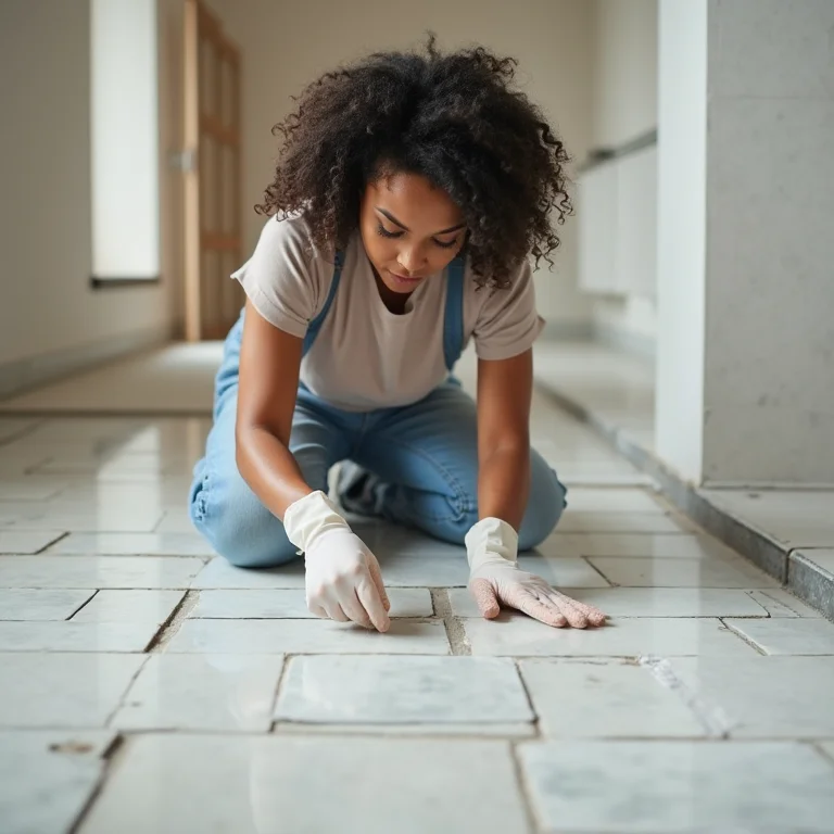 Preparação da superfície para aplicação de porcelanato