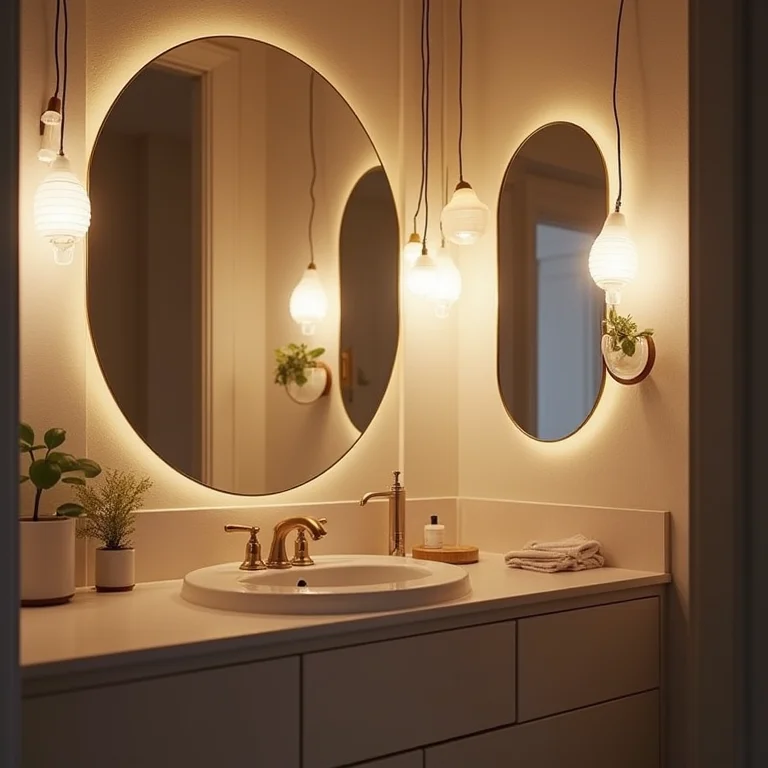 Projeto luminotécnico para banheiro