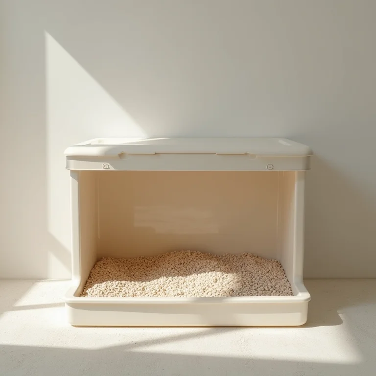 Redução de sujeira com banheiros fechados para gatos