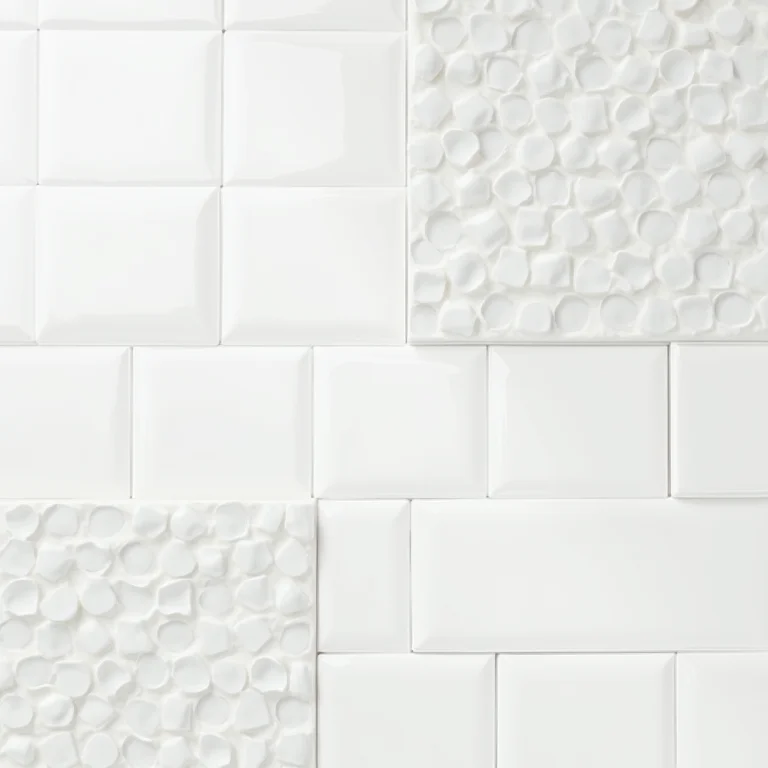 Revestimentos para banheiros brancos