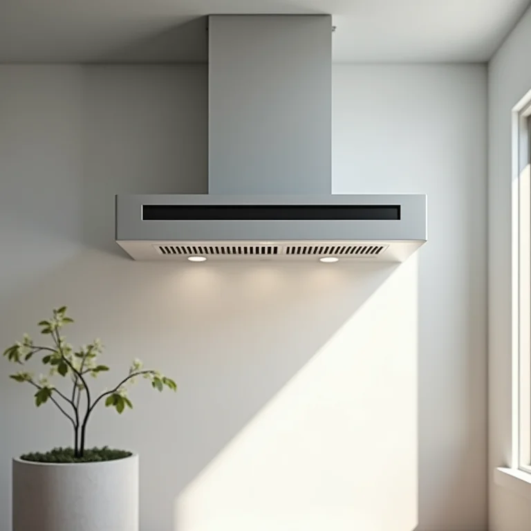 Sistema de ventilação moderno para banheiro