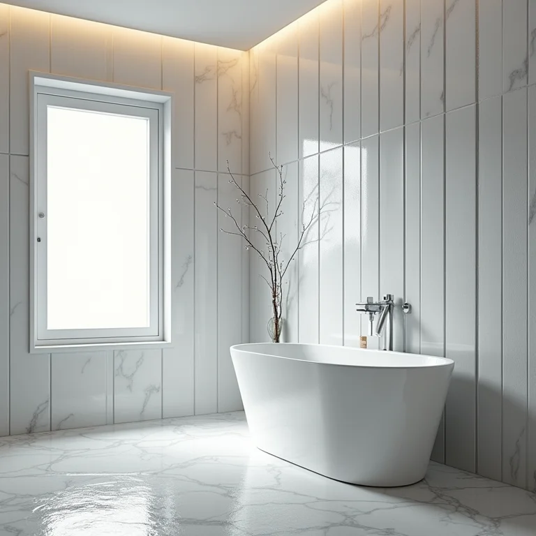 Testando a resistência de revestimentos para banheiro