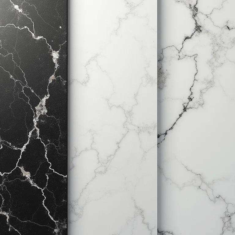 Texturas que funcionam em banheiro branco e preto