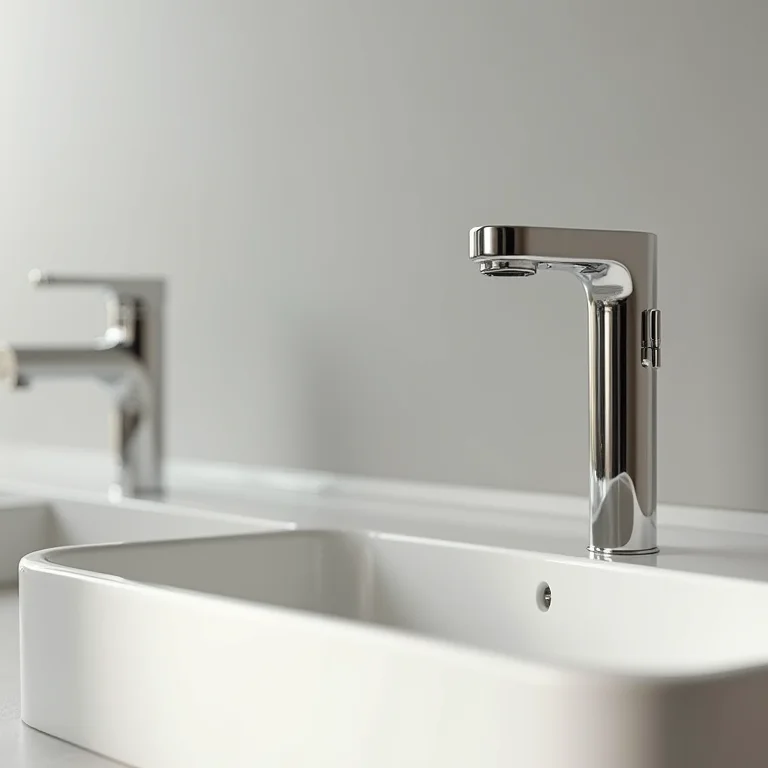 Torneiras e misturadores compactos para banheiros pequenos