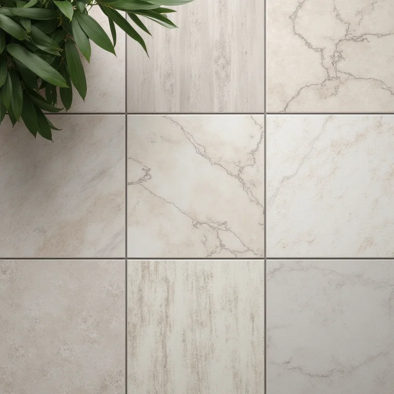 Variedade de estilos de porcelanato