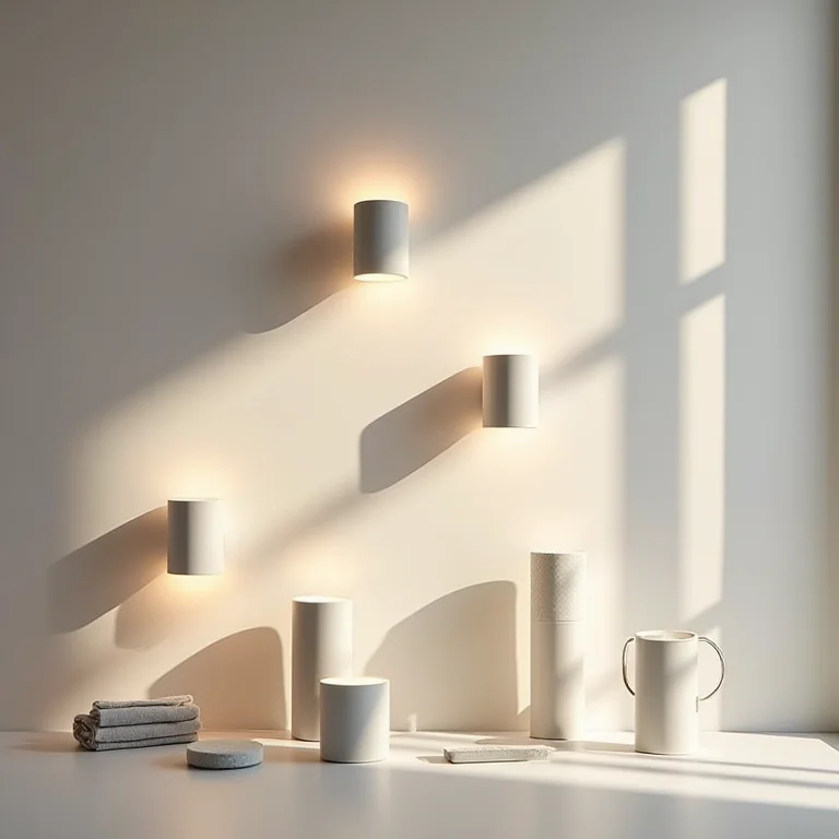 Variedade de luminárias para banheiro moderno