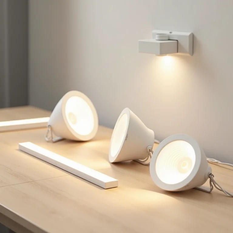 Variedade de soluções de iluminação LED.