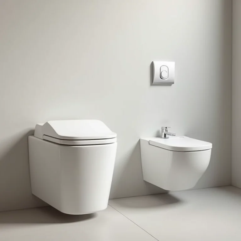 Vaso sanitário suspenso e vaso sanitário compacto para otimizar o espaço