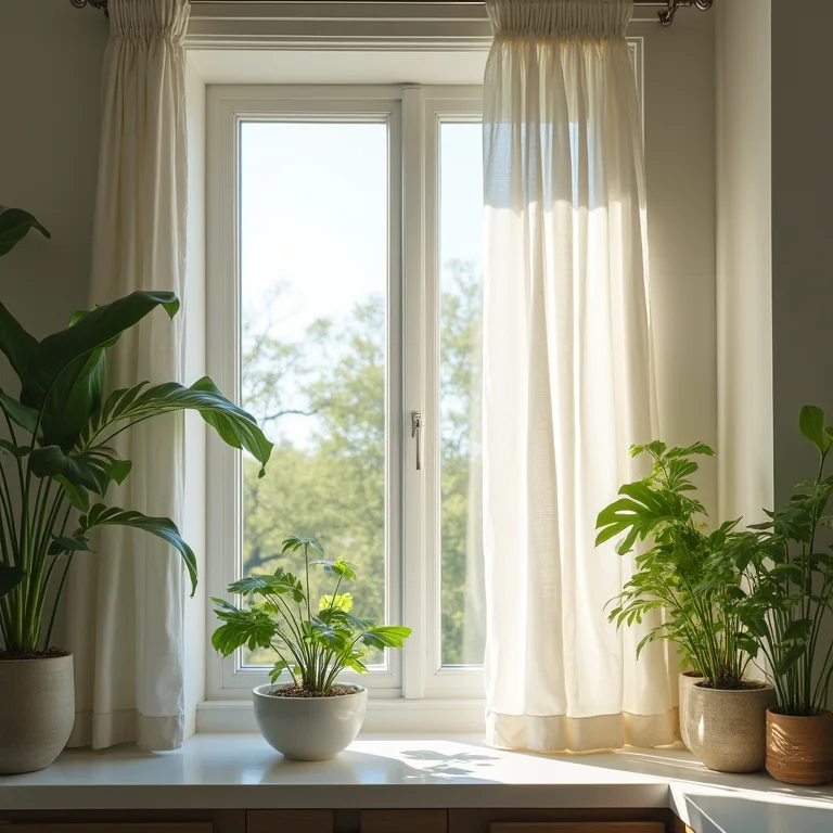 Ventilação natural em um banheiro arejado