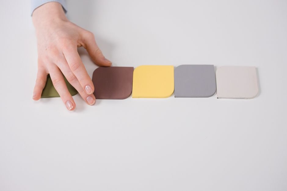 Erro 2: escolher o mosaico antes da paleta de cores